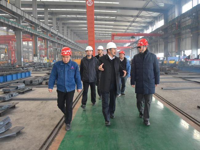 中鐵(tiě)物(wù)貿集團領導莅臨中物(wù)華商集團考察指導