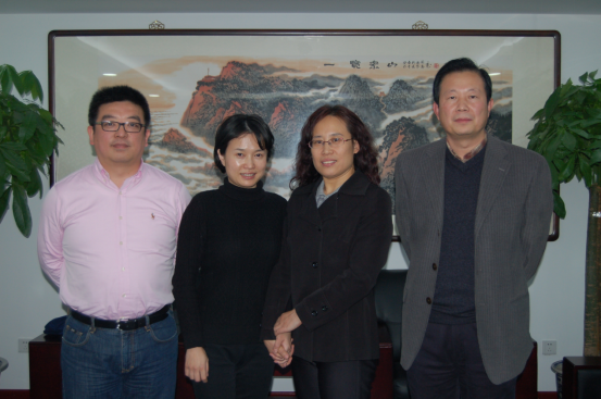 劉景福董事(shì)長(cháng)與北(běi)京中财龍馬投資領導洽商合作(zuò)