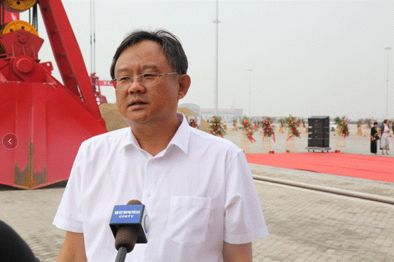 中物(wù)碼頭試通(tōng)航首航儀式圓滿成功